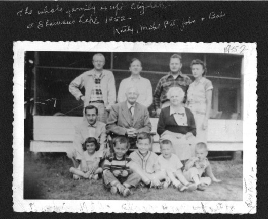 Family at Shawano Lake, 1952