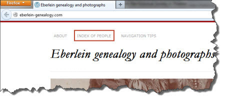 eberlein-genealogy-index of people