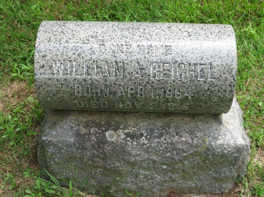 Gravestone, William August Reichel